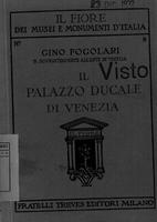 Il Palazzo Ducale di Venezia . Gino Fogolari