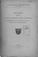 Memorie intorno a Luigi Ferdinando Marsili : pubblicate nel secondo centenario della morte . per cura del Comitato Marsiliano